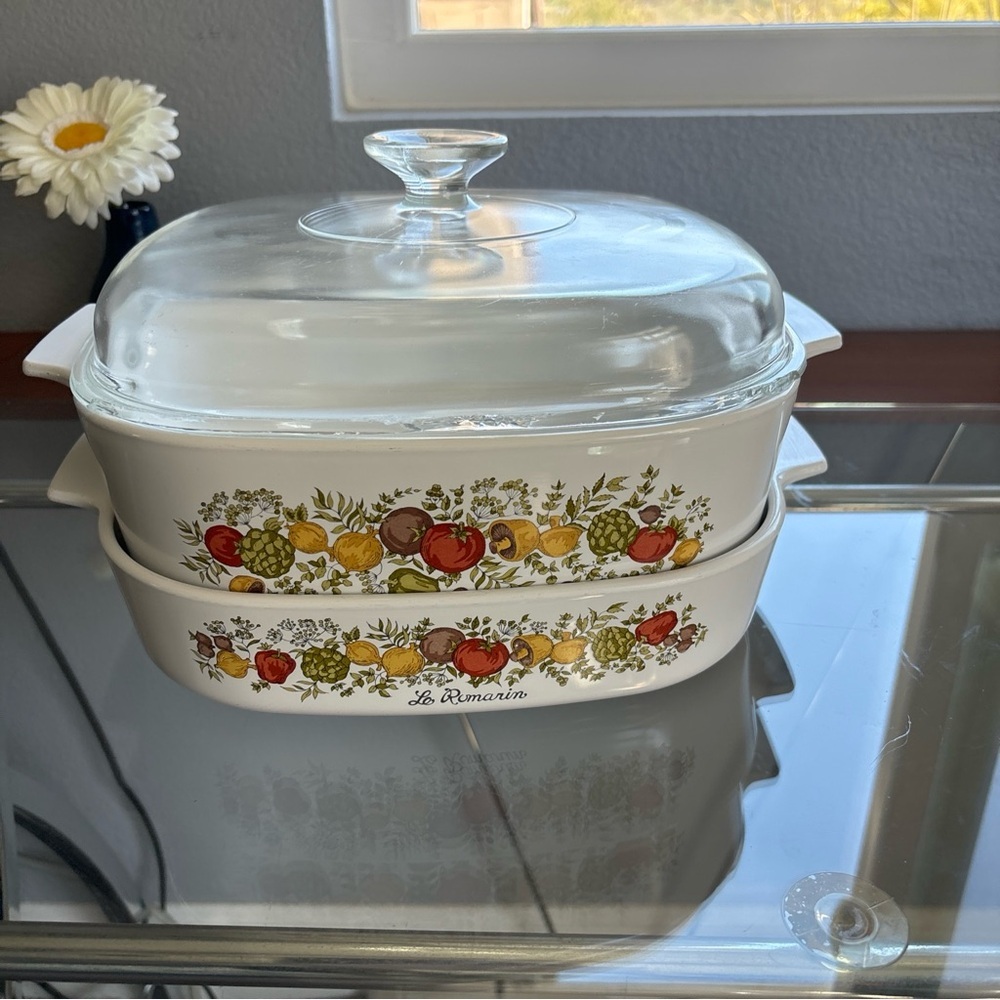 Vintage 5 Piece Spice of life Pyrex set - Picture 3 of 16